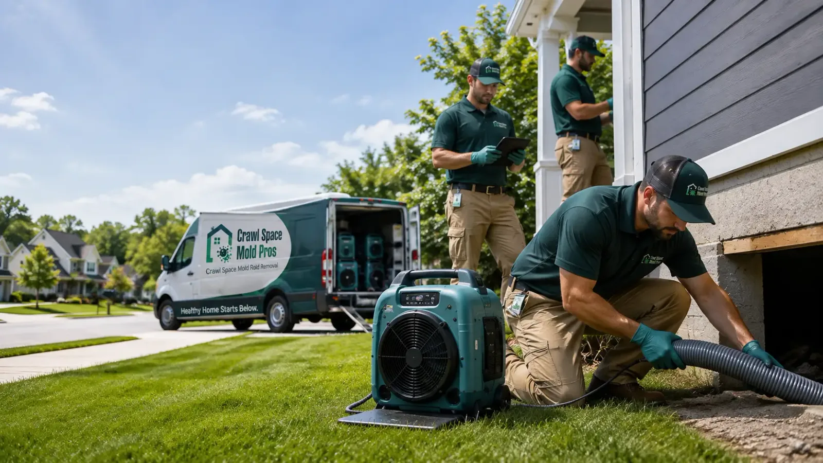 Crawl Space Mold Removal in Voluntown, CT